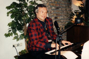 Udo Jünemann am Keyboard